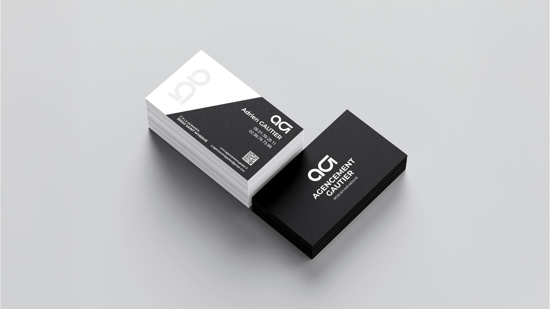 Carte de visite Agencement Gautier - HD Graphisme