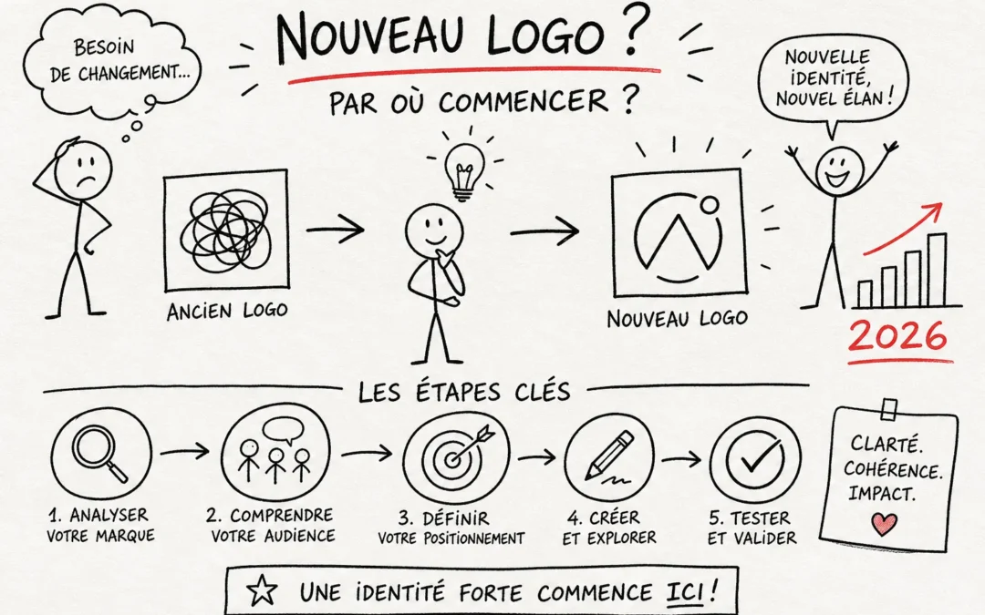 Nouveau logo pour son entreprise : par où commencer en 2026 ?