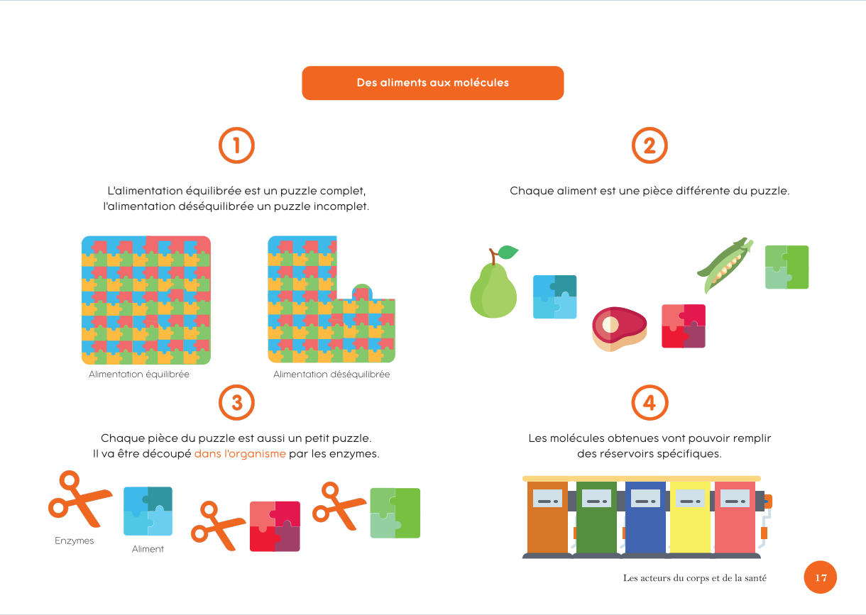 des aliments aux molécules graphiste freelance hd graphisme