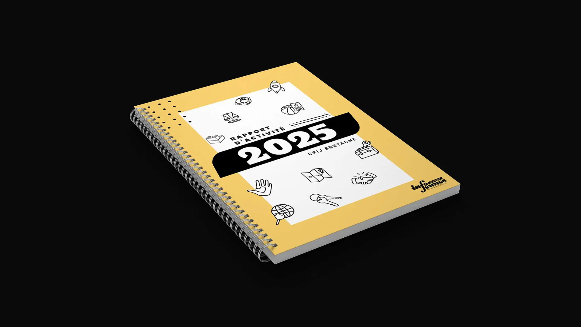Mise en page CRIJ Bretagne - HD Graphisme